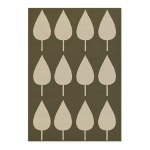 Khaki gyerek szőnyeg 120x170 cm Lovely Leaves – Hanse Home