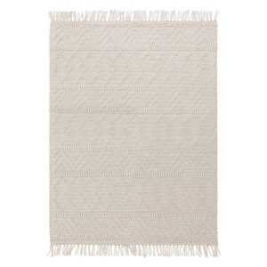 Krémszínű gyapjú szőnyeg 120x170 cm Asra – Asiatic Carpets