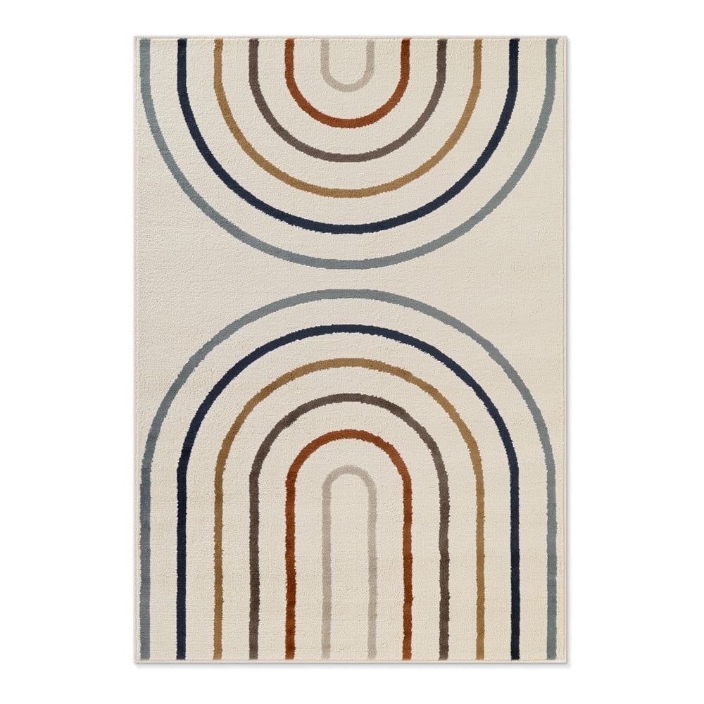 Krémszínű gyerek szőnyeg 160x235 cm Double Rainbow – Hanse Home