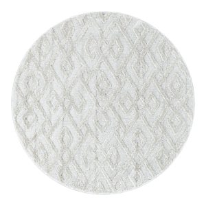 Krémszínű kerek szőnyeg ø 120 cm Pisa – Ayyildiz Carpets