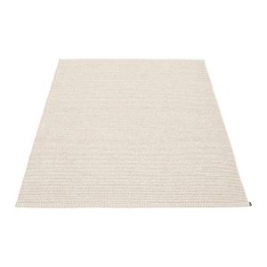 Krémszínű kültéri-beltéri szőnyeg 140x200 cm Mono Linen Vanilla – Pappelina