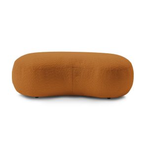Mustársárga buklé szövet lábtartó Saint-Germain – Bobochic Paris