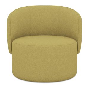 Mustársárga fotel Ipo – Makamii