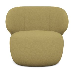 Mustársárga fotel Kama – Makamii