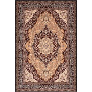 Narancssárga gyapjú szőnyeg 133x180 cm Charlotte – Agnella