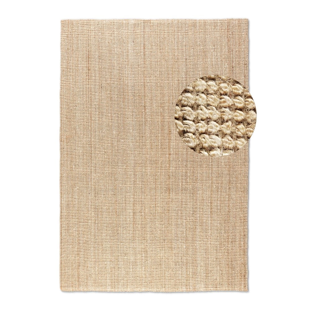 Natúr színű juta szőnyeg 60x90 cm Bouclé – Hanse Home