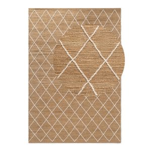 Natúr színű kézi szövésű juta szőnyeg 120x180 cm Kunu – Hanse Home