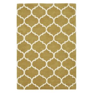 Okkersárga kézi szövésű gyapjú szőnyeg 120x170 cm Albany – Asiatic Carpets