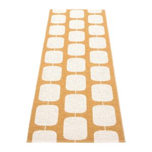 Okkersárga-krémszínű kültéri-beltéri futószőnyeg 70x200 cm Sten Ochre – Pappelina