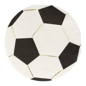 Pap&iacute;r szalv&eacute;ta szett 16 db-os Soccer &ndash; Meri Meri