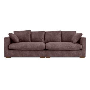 Sötétbarna kanapé 266 cm Comfy – Scandic
