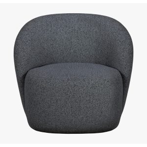 Sötétszürke fotel Corey – Micadoni