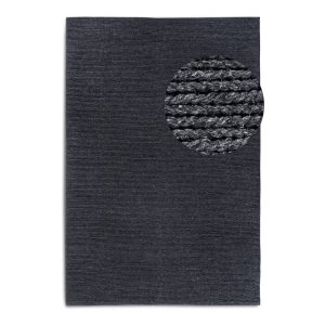 Sötétszürke kézi szövésű gyapjú szőnyeg 80x150 cm Francois – Villeroy&Boch
