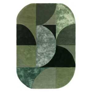 Sötétzöld gyapjú szőnyeg 160x230 cm Forest – Asiatic Carpets