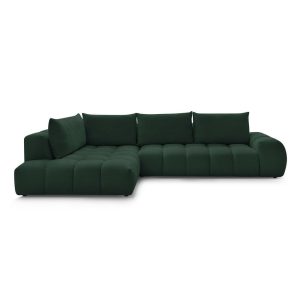 Sötétzöld sarokkanapé (bal oldali) Everest – Bobochic Paris