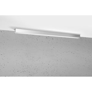 Szürke LED mennyezeti lámpa 117x6 cm Lemmi - Nice Lamps