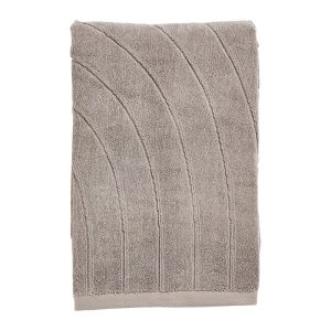 Szürke frottír pamut fürdőlepedő 70x140 cm Time – Zone