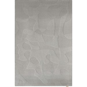 Szürke gyapjú szőnyeg 160x230 cm Morphic Botanica – Agnella