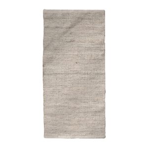 Szürke kétoldalas gyapjúkeverék szőnyeg 80x150 cm – Ixia
