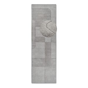 Szürke kézi szövésű gyapjú futószőnyeg 80x250 cm Charlotte – Villeroy&Boch