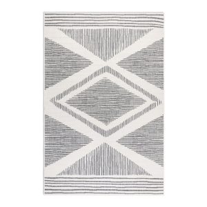 Szürke-krémszínű kültéri szőnyeg 200x290 cm Gemini – Elle Decoration