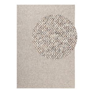 Szürke-krémszínű mosható szőnyeg 240x340 cm Rocco Dark Cream – Elle Decoration