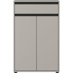 Szürke magas fürdőszoba szekrény 63x98 cm Lemont – Germania