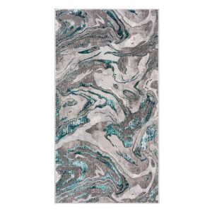Szürke-türkiz szőnyeg 120x170 cm Marbled – Flair Rugs