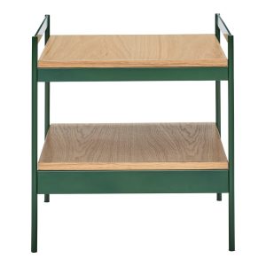 Tárolóasztal tölgyfa dekoros asztallappal 43x43 cm Jaunty – Hübsch