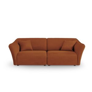 Téglavörös buklé kanapé 206 cm Tokyo – Cosmopolitan Design
