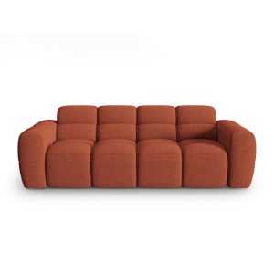 Téglavörös kanapé 216 cm Lisa – Micadoni Home