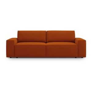 Téglavörös kinyitható kanapé 247 cm Jodie – Micadoni Home