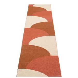 Téglavörös kültéri-beltéri futószőnyeg 70x270 cm Hill Brick Rust – Pappelina