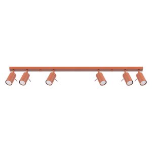 Téglavörös mennyezeti lámpa 6x117 cm Etna – Nice Lamps