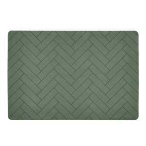 Tiles zöld szilikon tányéralátét