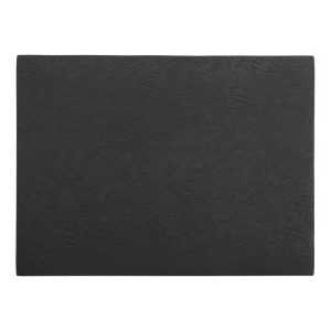 Troja Rectangle fekete műbőr t&aacute;ny&eacute;ral&aacute;t&eacute;t