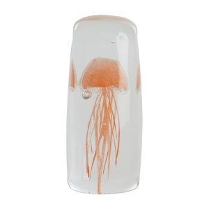 Üveg papírnehezék (magasság 13 cm) Jellyfish – Light & Living