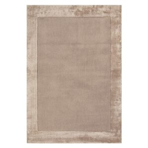 Világosbarna kézi szövésű gyapjú keverék szőnyeg 80x150 cm Ascot – Asiatic Carpets