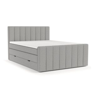 Vil&aacute;gossz&uuml;rke &aacute;gyneműtart&oacute;s boxspring &aacute;gy 200x200 cm Ruby &ndash; Maison de R&ecirc;ve