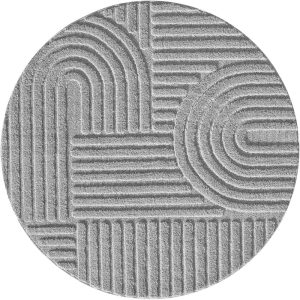 Világosszürke kerek szőnyeg ø 160 cm Art – Ayyildiz Carpets
