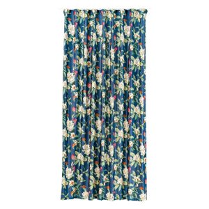 Zöld-kék bársony függöny 140x260 cm Kerida – Mendola Fabrics