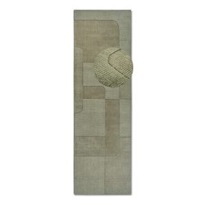 Zöld kézi szövésű gyapjú futószőnyeg 80x250 cm Charlotte – Villeroy&Boch