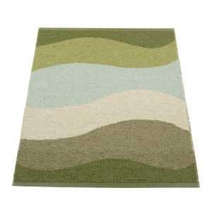 Zöld kültéri-beltéri szőnyeg 70x100 cm Urvi Woods – Pappelina