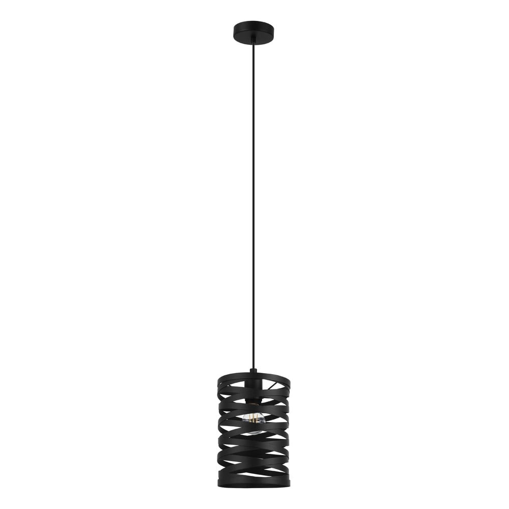 Fekete függőlámpa fém búrával ø 18 cm CREMELLA – EGLO