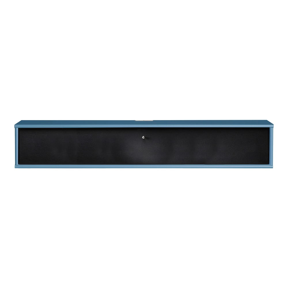 Fekete-kék TV-állvány 133x22 cm Mistral – Hammel Furniture