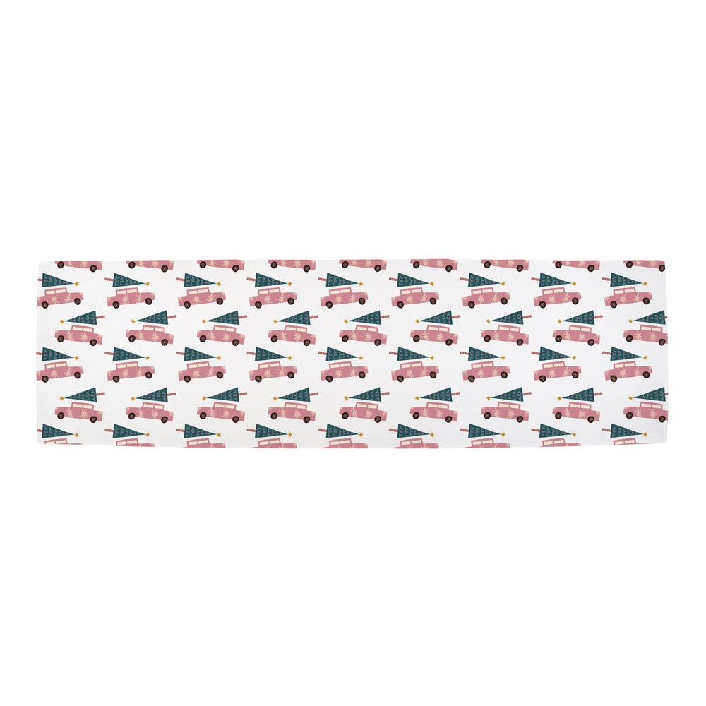Pamut asztali futó karácsonyi mintával 40x140 cm Christmas Ride – Butter Kings