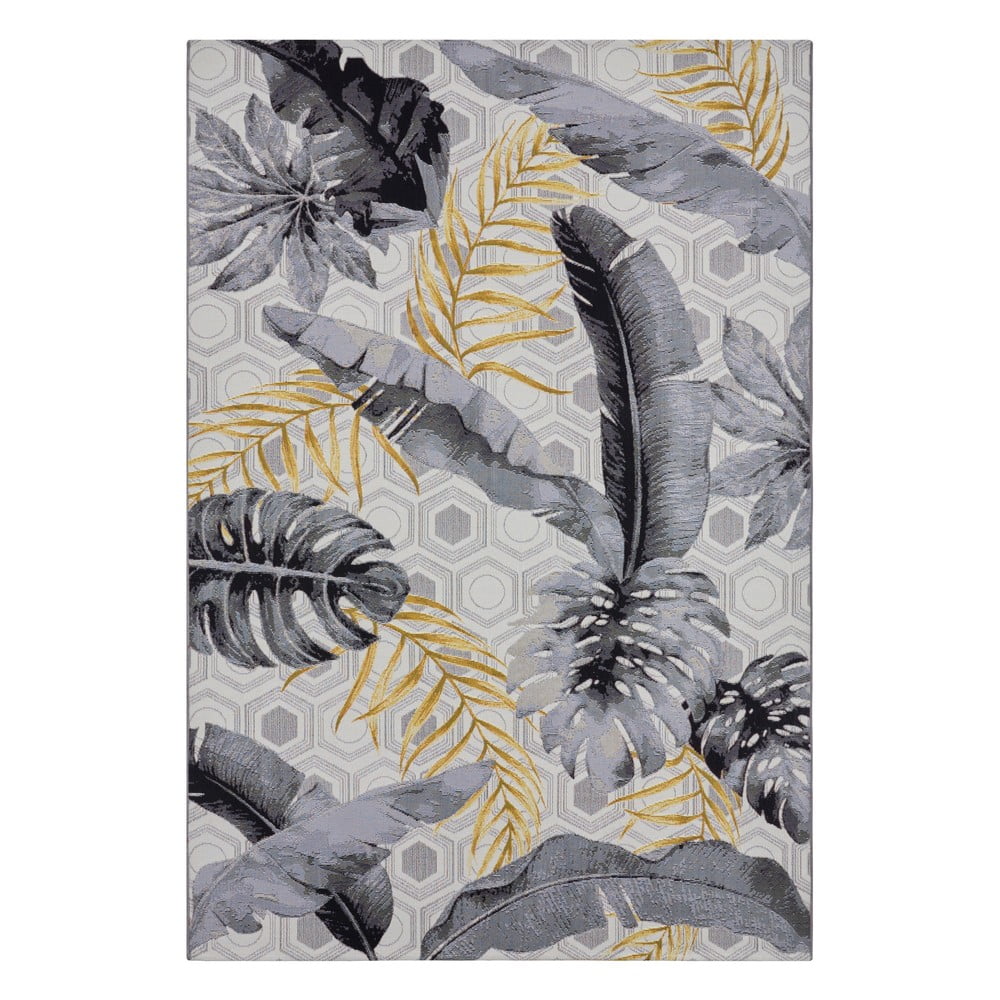 Sárga-szürke kültéri szőnyeg 200x285 cm Flair – Hanse Home