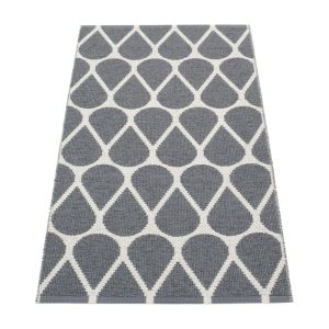 Sötétszürke kültéri-beltéri szőnyeg 70x140 cm Otis Granit – Pappelina