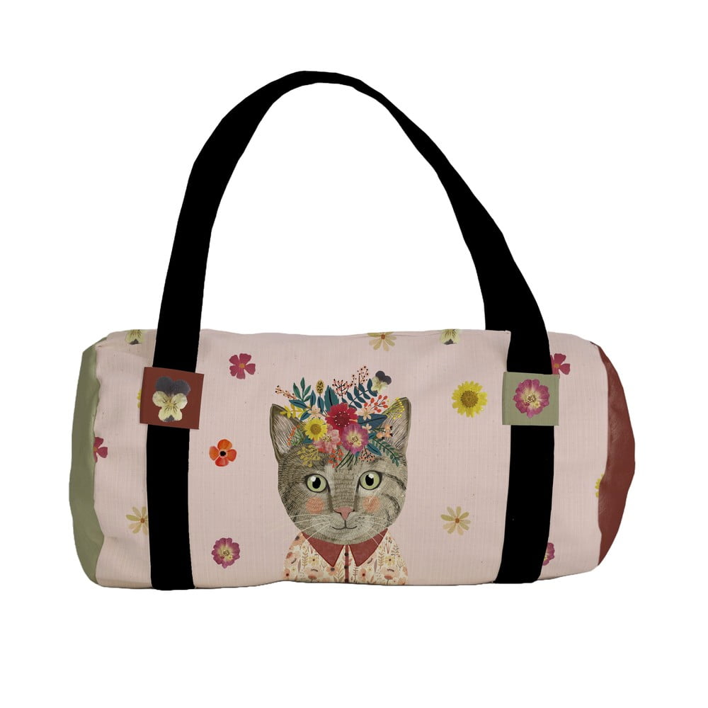 Utazótáska Floral Cat – Really Nice Things