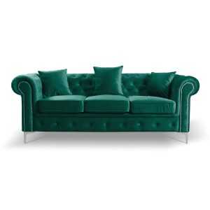 Roma Chesterfield III kanapé Zöld BOLIVAR